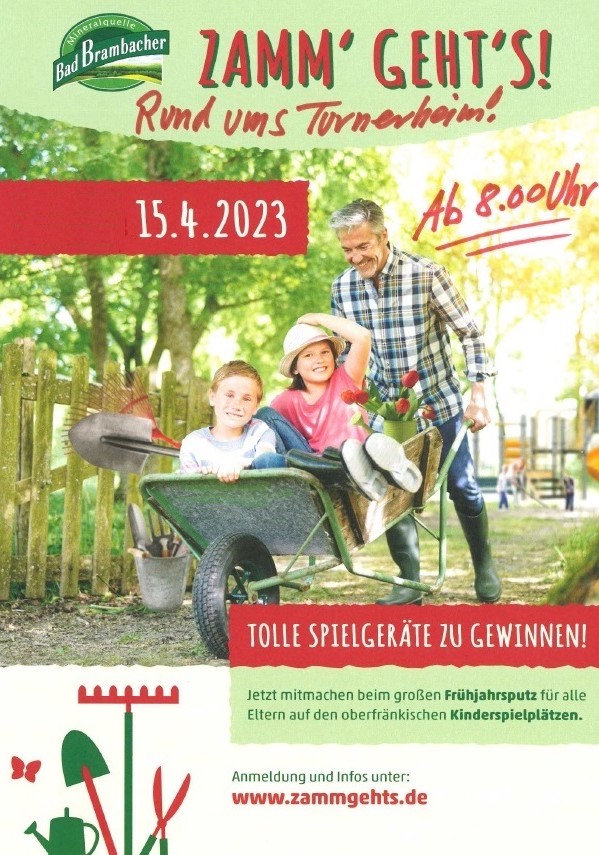 Einladung zu Zamm gehts am 15.04. im turnerheim