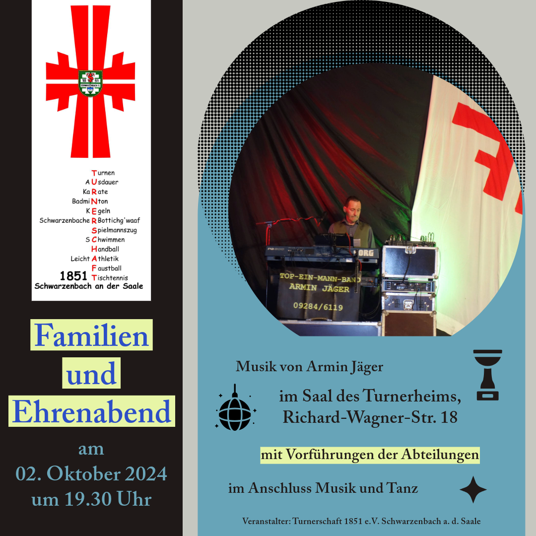 Große Feier zum Familien- und Ehrenabend am 02. Oktober