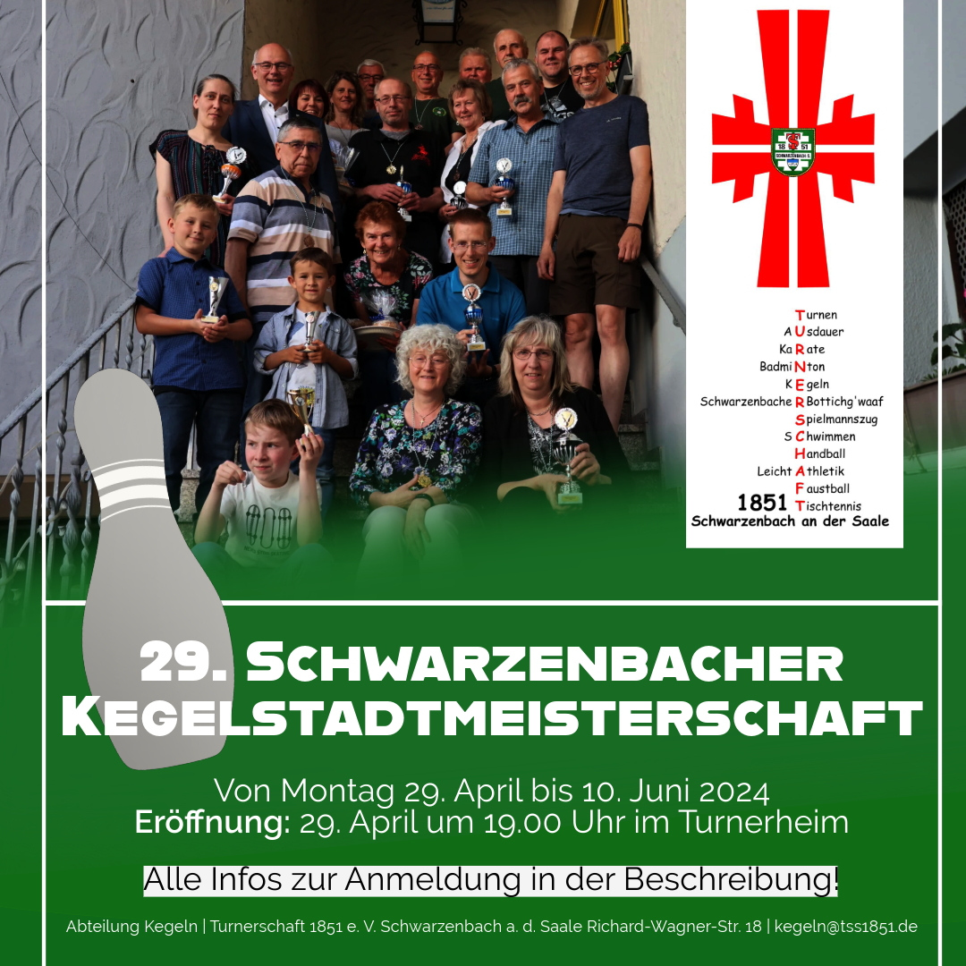 29. Kegelstadtmeisterschaft 2024