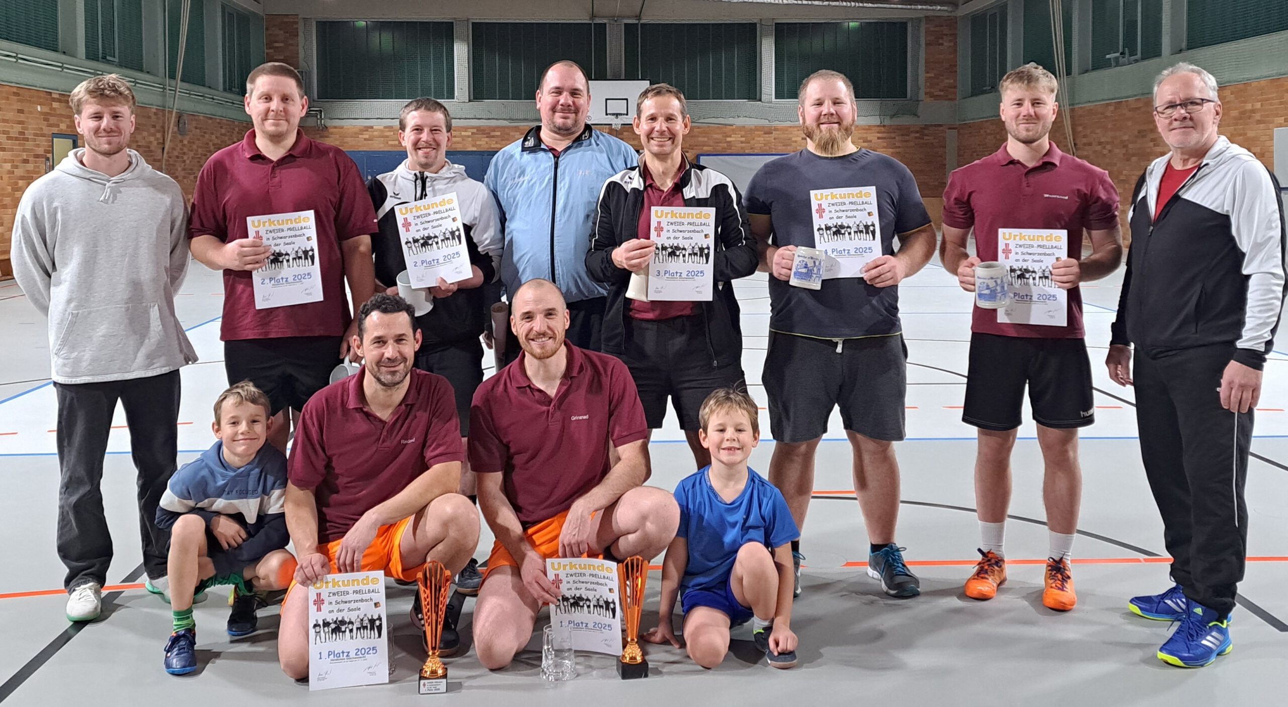 Zweier-Prellball-Stadtmeisterschaft in Schwarzenbach 2025